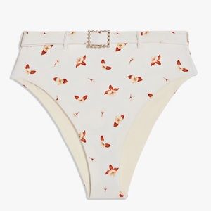 NWT WeWoreWhat Cream Floral Pearl Emily Bottom